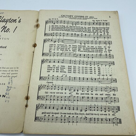 Norman Claytons Favorite Gospel Songs No. 1957 Christian Music Hymn Book Vintage - Picture 10 of 16